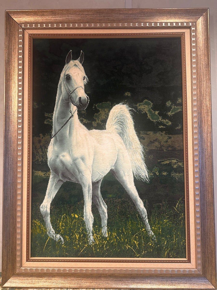 お歳暮・冬ギフト特集 - おとなの週末お取り寄せ倶楽部 新着】ペルシャ絵画絨毯 [絨毯]72×91cm [額込]92×109cm 手織り その他