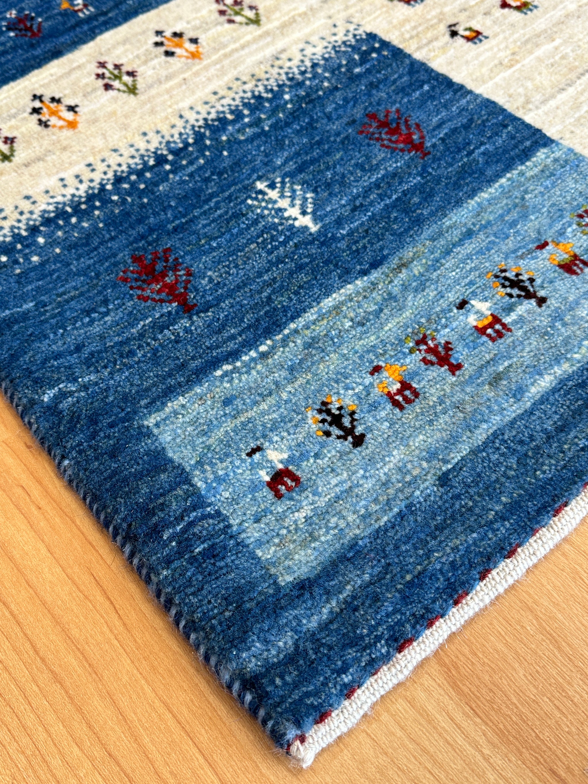 45x55cm ギャッベ・玄関マット(D14）じゅうたん・ラグ・バス・キッチン 45x55cm ギャッベ・玄関マット(D14）じゅうたん・ラグ・バス