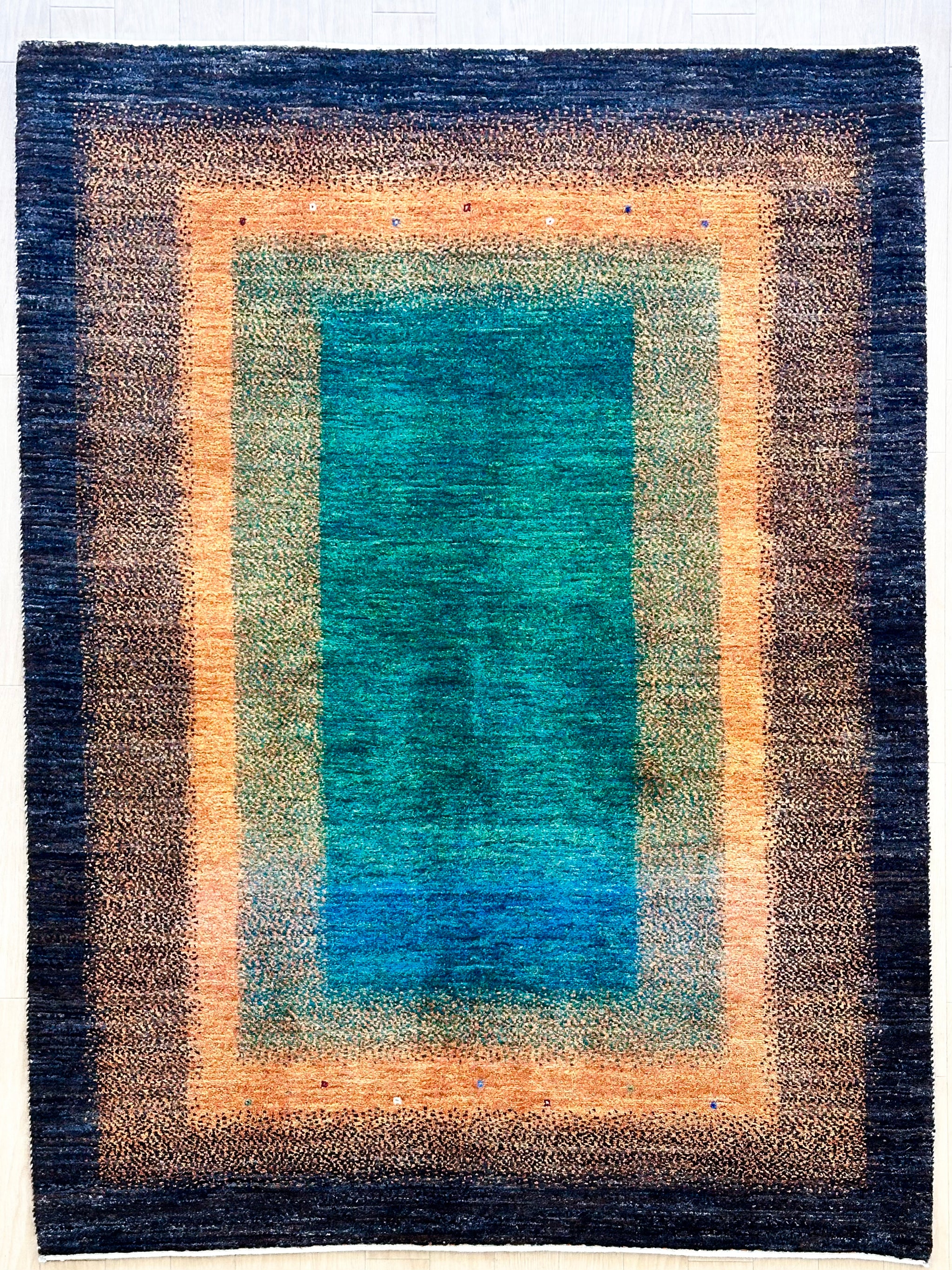 新作‼️ウールギャベ 手織り167×236cm リビングサイズ 上質 新品未使用 決算SALE9/13-9/30】ギャッベ リビング サイズ 178×117cm 手織り