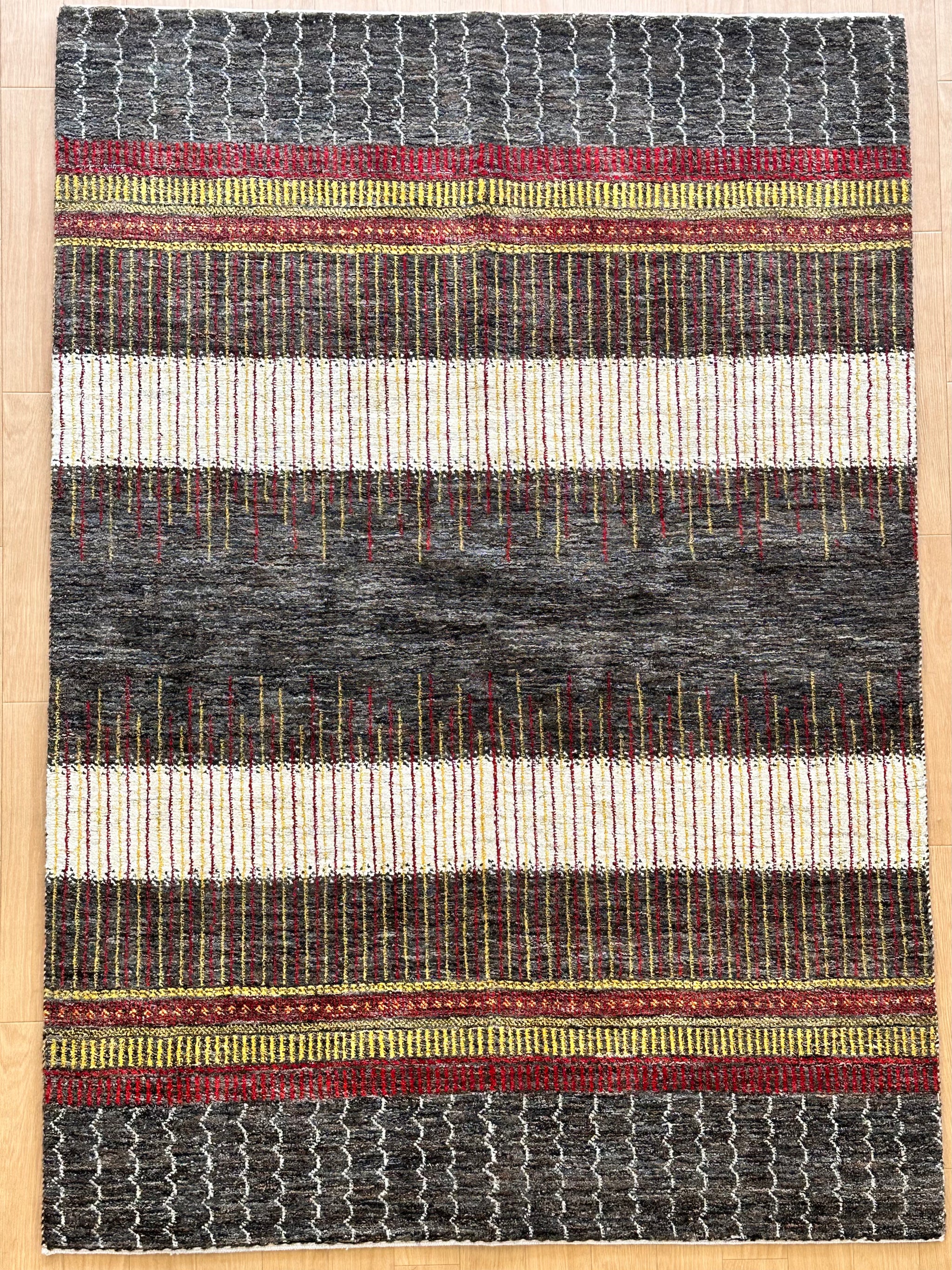 新作‼️ウールギャベ 手織り172×236cm リビングサイズ 上質 新品未使用 リビングサイズ ギャッベ 新着商品 – ギャッベ・オーダーメイド