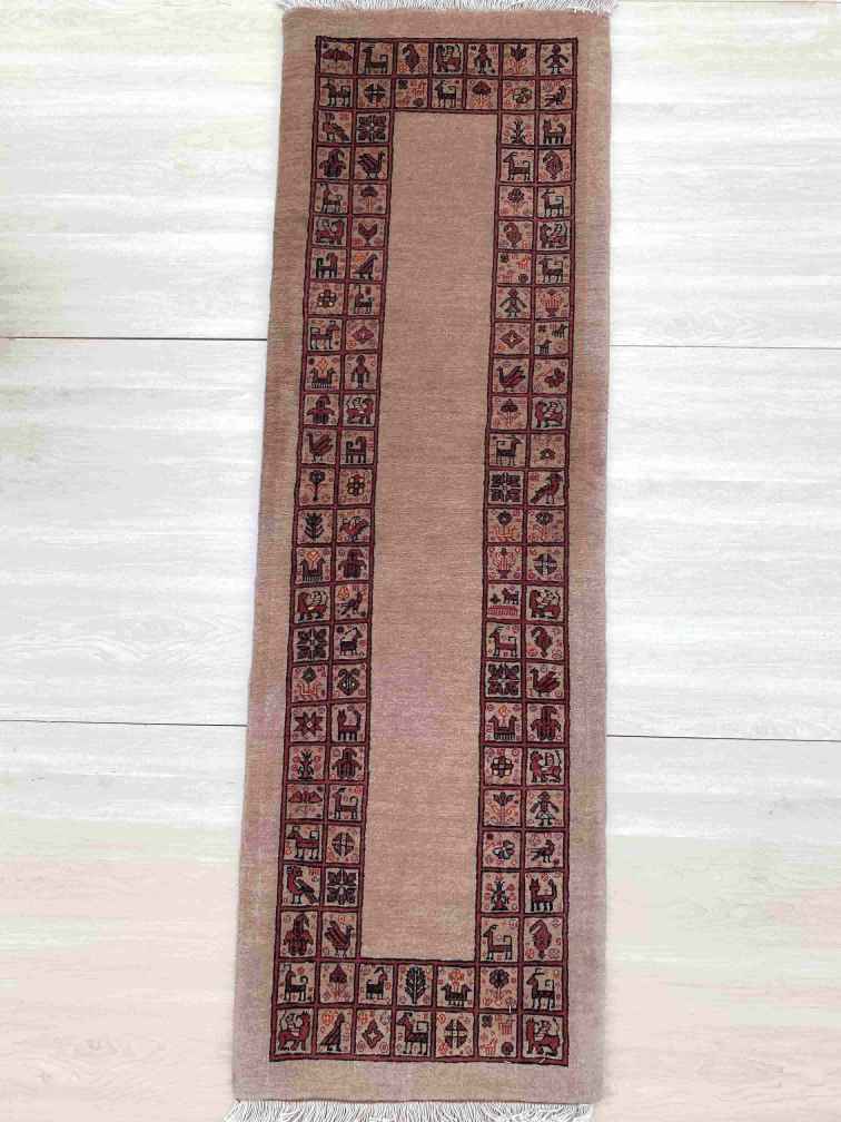 エクセレントギャッベ 168×54cm 手織り (GE-0082)