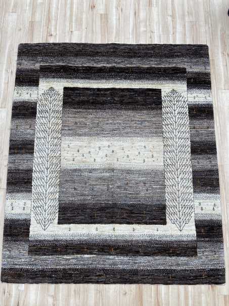 ギャッベ リビングサイズ 191×164cm 手織り (GL-0047)1
